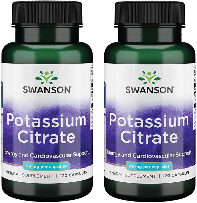 SWANSON - Swanson Potassium Citrate 99Mg. 120 Capsulas 2 Pack - The Red Vitamin MX - Suplementos Alimenticios - {{ shop.shopifyCountryName }}