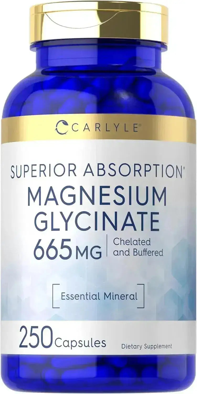 CARLYLE - Carlyle Magnesium Glycinate 665Mg. 250 Capsulas - The Red Vitamin MX - Suplementos Alimenticios - {{ shop.shopifyCountryName }}