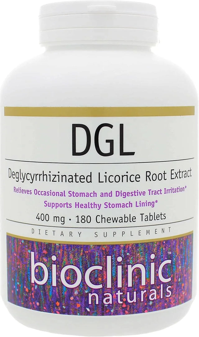 BIOCLINIC NATURALS - Bioclinic Naturals DGL 400Mg. 180 Tabletas Masticables - The Red Vitamin MX - Suplementos Alimenticios - {{ shop.shopifyCountryName }}