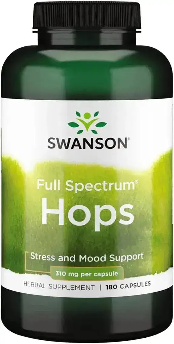 SWANSON - Swanson Full-Spectrum Hops 310Mg. 180 Capsulas - The Red Vitamin MX - Suplementos Alimenticios - {{ shop.shopifyCountryName }}