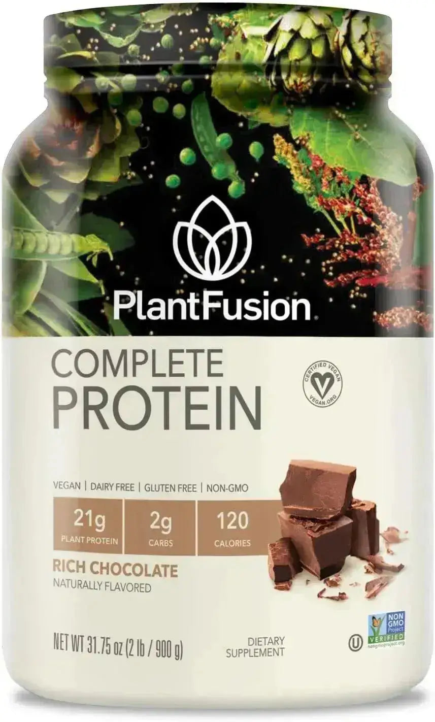 PLANTFUSION - PlantFusion Complete Vegan Protein Powder Chocolate 900Gr. - The Red Vitamin MX - Suplementos Alimenticios - {{ shop.shopifyCountryName }}