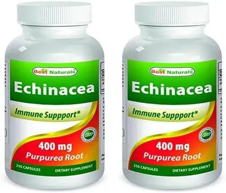 BEST NATURALS - Best Naturals Echinacea 400Mg. 250 Capsulas 2 Pack - The Red Vitamin MX - Suplementos Alimenticios - {{ shop.shopifyCountryName }}