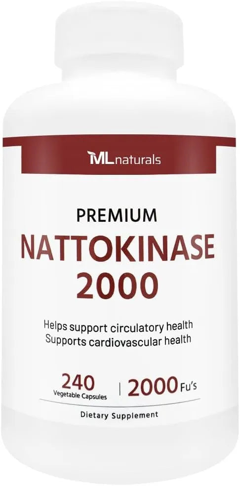 ML NATURALS - ML Naturals Premium Nattokinase 2000 FU 240 Capsulas - The Red Vitamin MX - Suplementos Alimenticios - {{ shop.shopifyCountryName }}