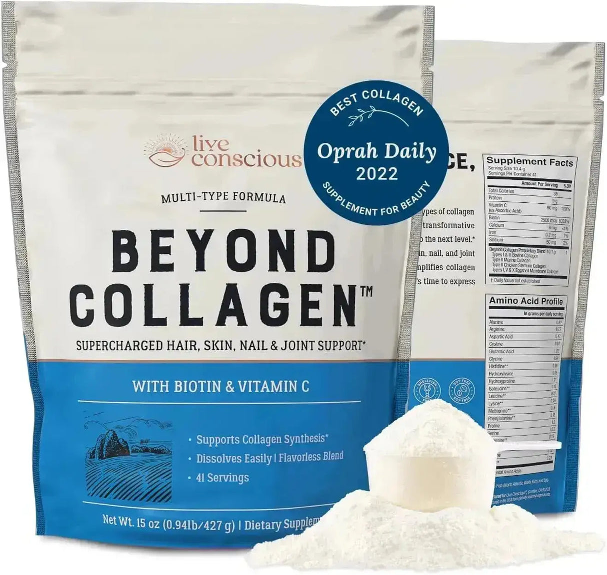 LIVE CONSCIOUS - Live Conscious Beyond Collagen Multi Collagen Powder 427Gr. - The Red Vitamin MX - Suplementos Alimenticios - {{ shop.shopifyCountryName }}