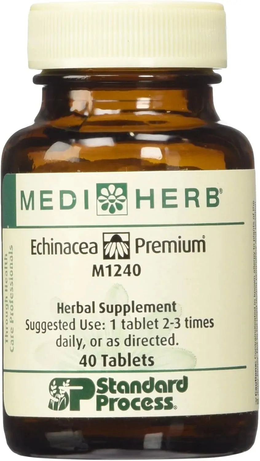 MEDIHERB - MEDIHERB Echinacea Premium Standard Process 40 Tabletas - The Red Vitamin MX - Suplementos Alimenticios - {{ shop.shopifyCountryName }}