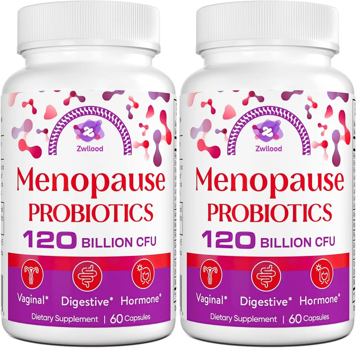 ZWLLOOD - Zwllood Menopause Probiotics 60 Capsulas 2 Pack - The Red Vitamin MX - Suplementos Alimenticios - {{ shop.shopifyCountryName }}