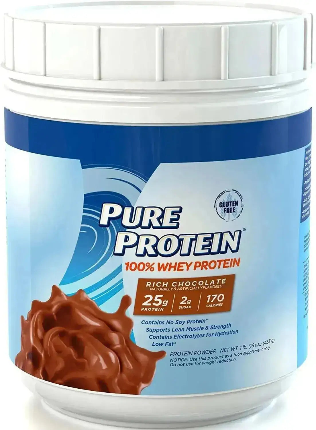 PURE PROTEIN - Pure Protein Powder Whey High Protein Chocolate 453Gr. - The Red Vitamin MX - Suplementos Alimenticios - {{ shop.shopifyCountryName }}
