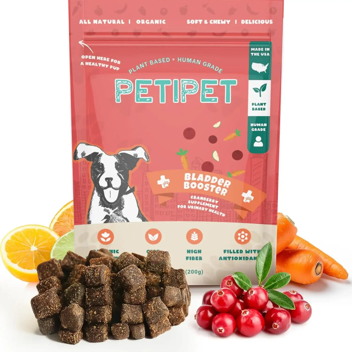 PETIPET - PETIPET Bladder Booster Cranberry Supplement for Dogs 200Gr. - The Red Vitamin MX - Salud De Tracto Urinario Para Perros - {{ shop.shopifyCountryName }}