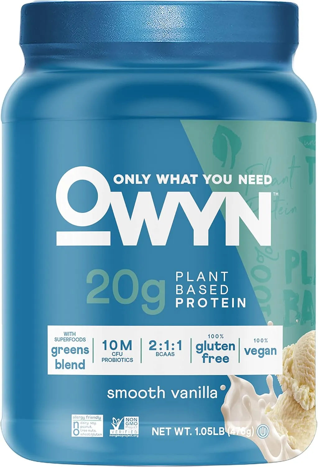 OWYN - OWYN Only What You Need Plant-Based Protein Powder 20g Smooth Vanilla 476Gr. - The Red Vitamin MX - Suplementos Alimenticios - {{ shop.shopifyCountryName }}