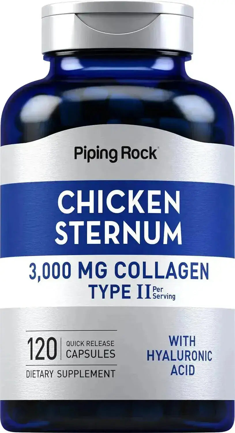 PIPING ROCK - Piping Rock Chicken Sternum Type II Collagen 3000Mg. 120 Capsulas - The Red Vitamin MX - Suplementos Alimenticios - {{ shop.shopifyCountryName }}