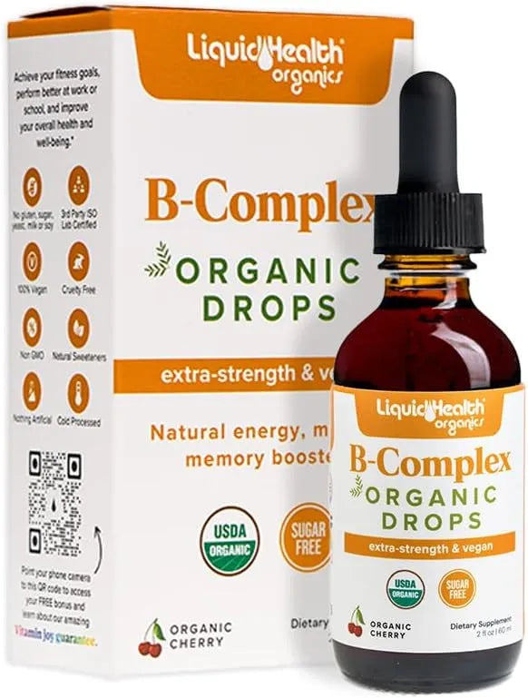 LIQUIDHEALTH - LIQUIDHEALTH Organic Vitamin B Complex 2 Fl.Oz. - The Red Vitamin MX - Suplementos Alimenticios - {{ shop.shopifyCountryName }}