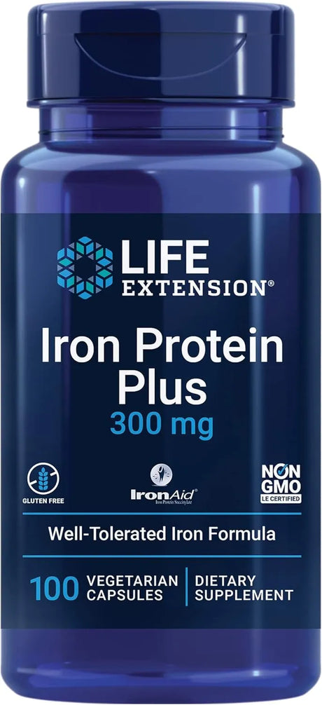 LIFE EXTENSION - Life Extension Iron Protein Plus 100 Capsulas - The Red Vitamin MX - Suplementos Alimenticios - {{ shop.shopifyCountryName }}