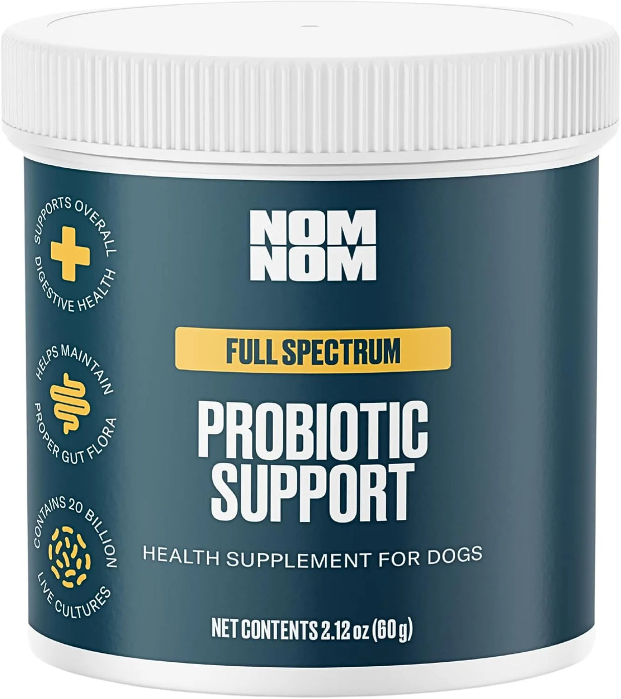 NOMNOMNOW - Nom Nom Dog Full Spectrum Probiotic Support 60Gr. - The Red Vitamin MX - Probióticos Para Perros - {{ shop.shopifyCountryName }}