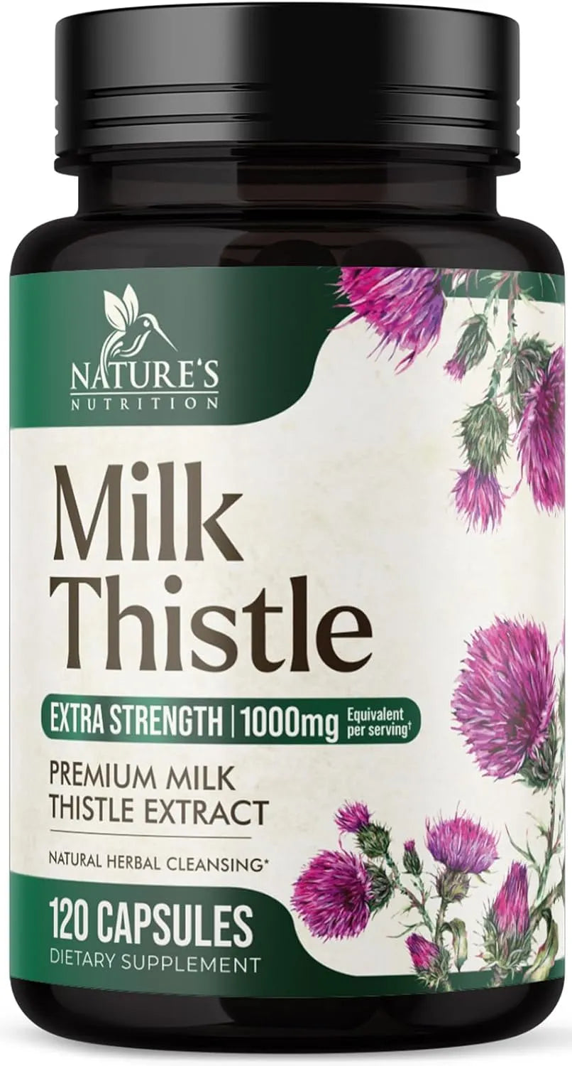 NATURE'S NUTRITION - Nature's Nutrition Milk Thistle 1000Mg. 120 Capsulas - The Red Vitamin MX - Suplementos Alimenticios - {{ shop.shopifyCountryName }}