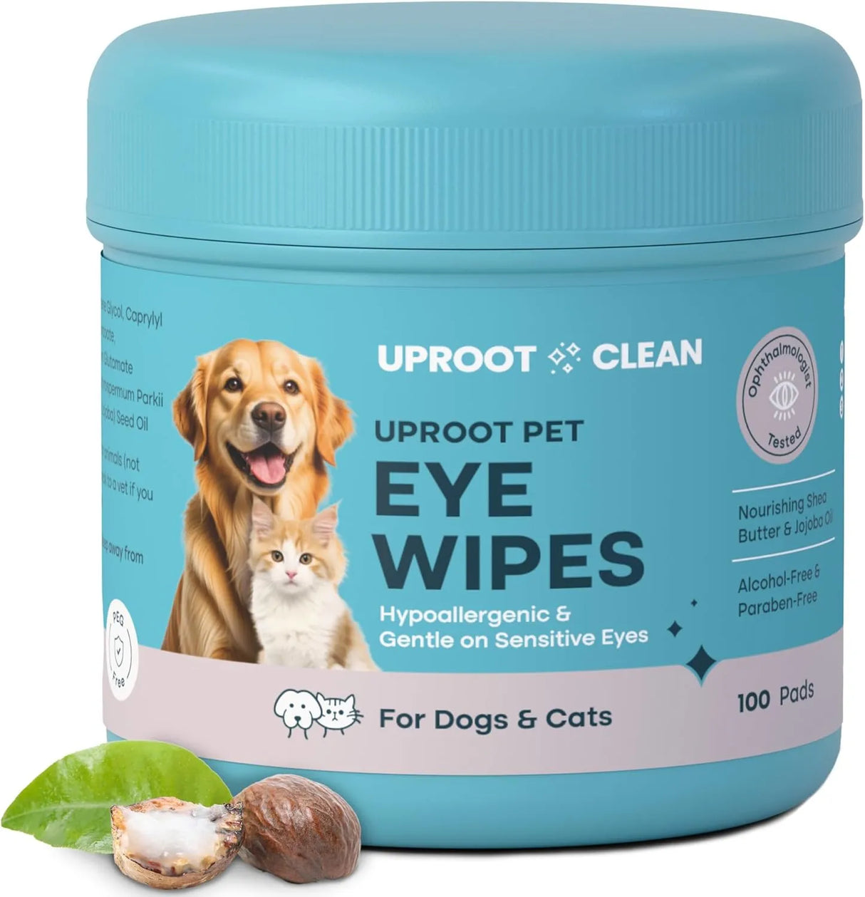UPROOT - Uproot Clean Cat & Dog Eye Wipes: Hypoallergenic Eye Wipes for Dogs 100 Toallitas - The Red Vitamin MX - Cuidado De Los Ojos De Los Perros - {{ shop.shopifyCountryName }}