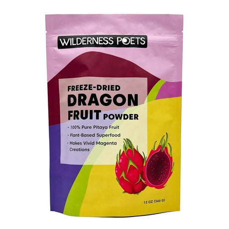 WILDERNESS POETS - Wilderness Poets, Freeze-Dried Dragon Fruit Powder 340Gr. - The Red Vitamin MX - Suplementos Alimenticios - {{ shop.shopifyCountryName }}