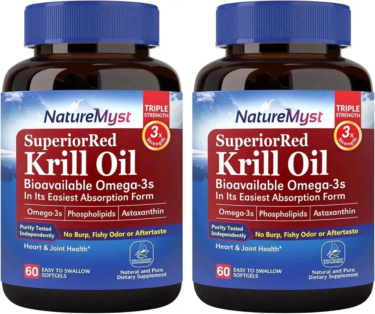 NATUREMYST - NatureMyst Antarctic Krill Oil 1000Mg. 60 Capsulas Blandas 2 Pack - The Red Vitamin MX - Suplementos Alimenticios - {{ shop.shopifyCountryName }}