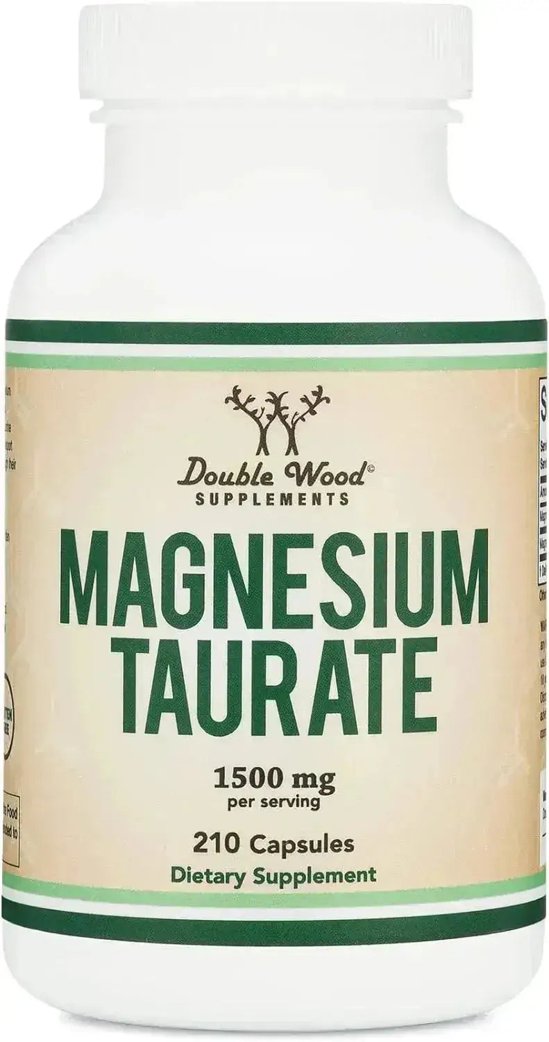 DOUBLE WOOD SUPPLEMENTS - Double Wood Supplements Magnesium Taurate 1500Mg. 210 Capsulas - The Red Vitamin MX - Suplementos Alimenticios - {{ shop.shopifyCountryName }}