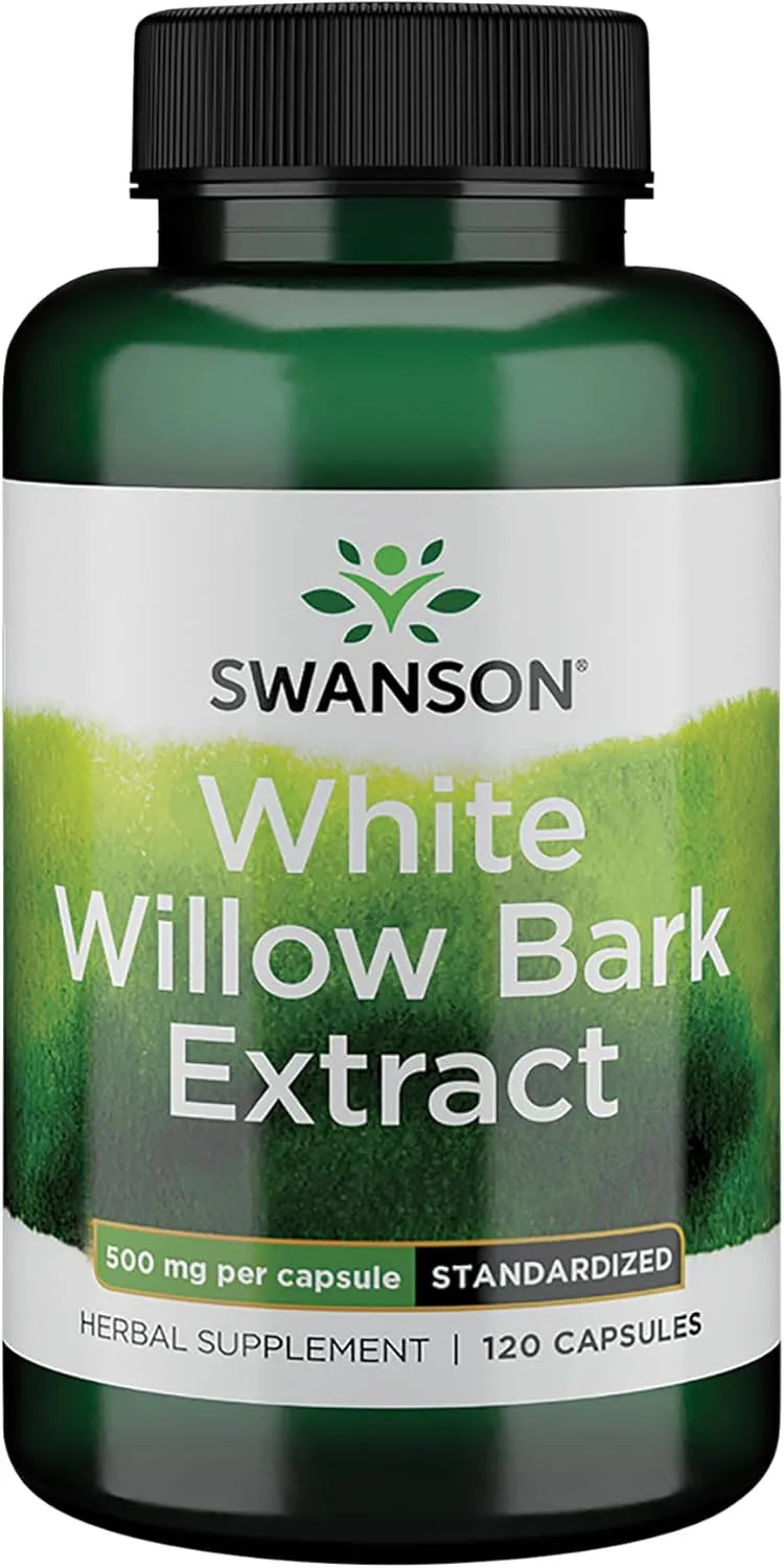 SWANSON - Swanson White Willow Bark Extract 500Mg. 120 Capsulas - The Red Vitamin MX - Suplementos Alimenticios - {{ shop.shopifyCountryName }}
