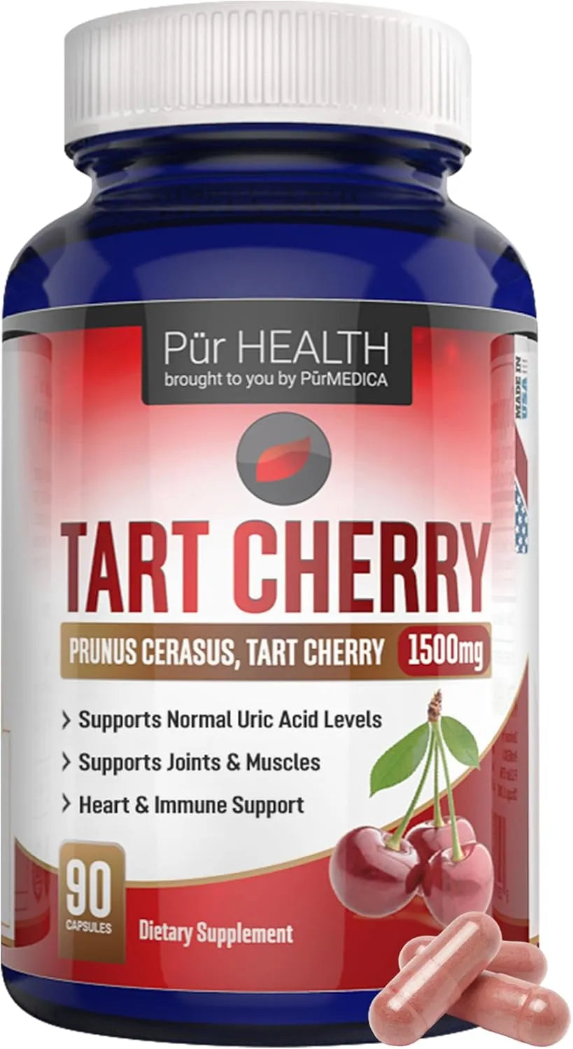 PUR HEALTH - Pur Health Tart Cherry 1500Mg. 90 Capsulas - The Red Vitamin MX - Suplementos Alimenticios - {{ shop.shopifyCountryName }}