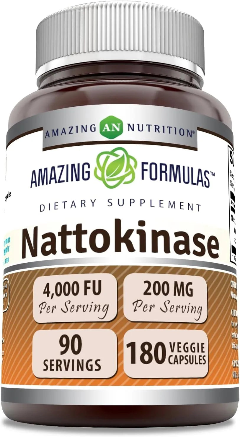 AMAZING FORMULAS - Amazing Formulas Nattokinase 200Mg. 180 Capsulas - The Red Vitamin MX - Suplementos Alimenticios - {{ shop.shopifyCountryName }}