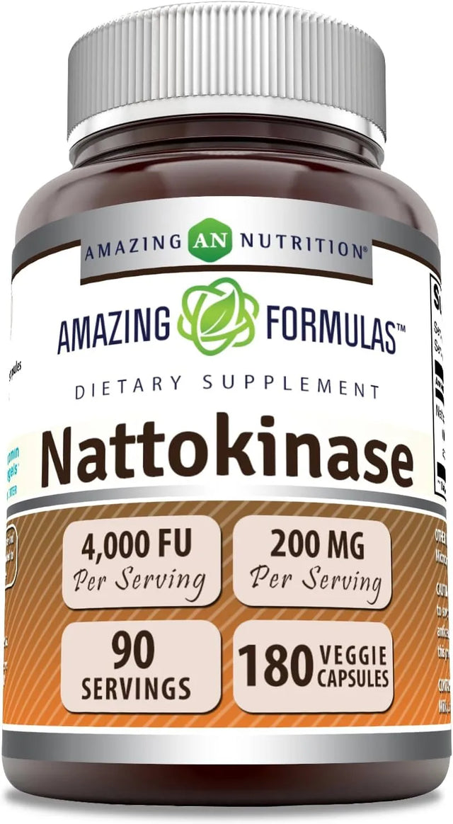 AMAZING FORMULAS - Amazing Formulas Nattokinase 200Mg. 180 Capsulas - The Red Vitamin MX - Suplementos Alimenticios - {{ shop.shopifyCountryName }}