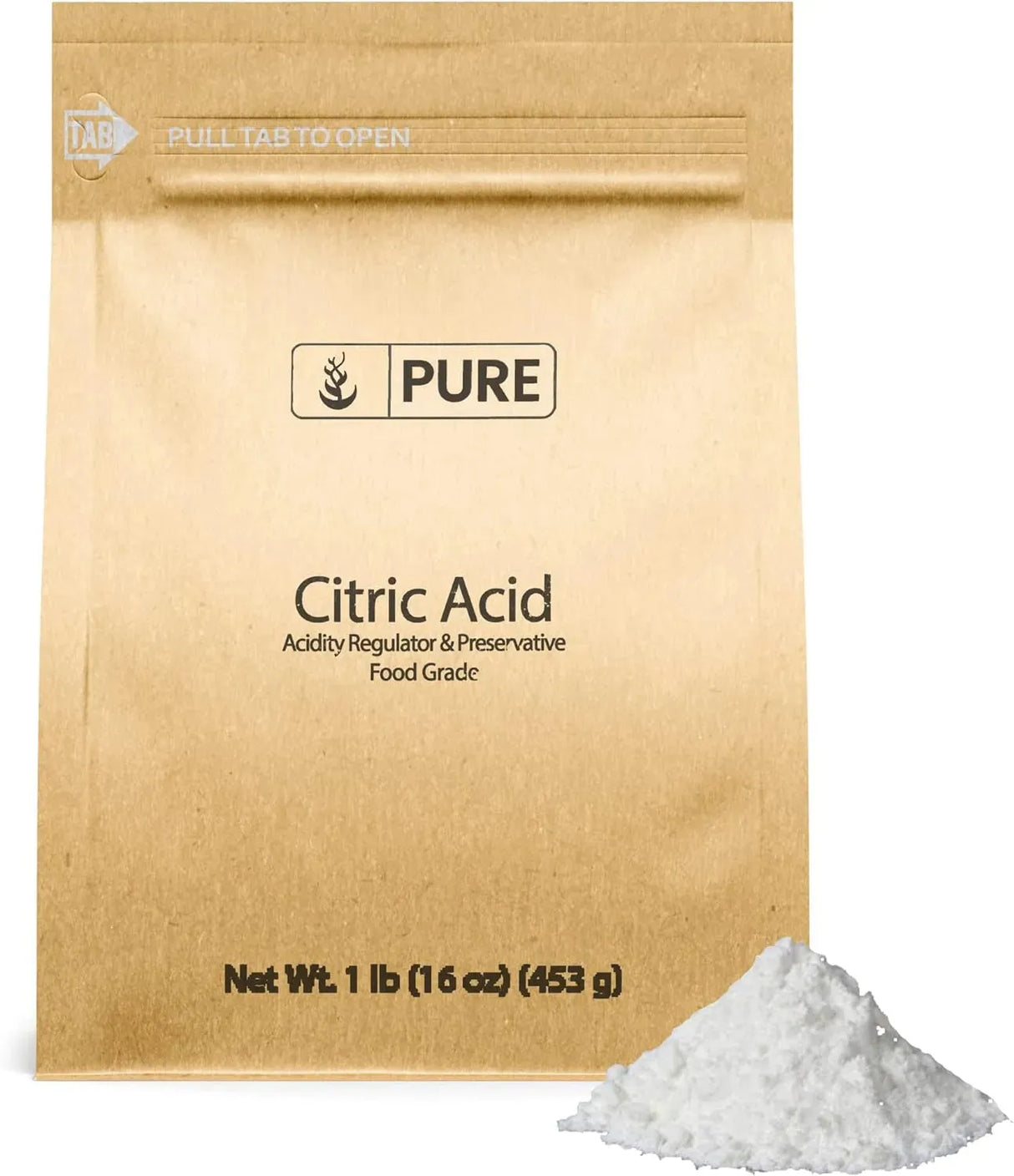 PURE ORIGINAL INGREDIENTS - Pure Original Ingredients Citric Acid 453Gr. - The Red Vitamin MX - Suplementos Alimenticios - {{ shop.shopifyCountryName }}
