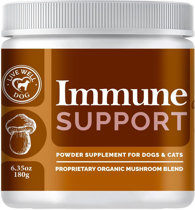 LIVE WELL DOG - Live Well Dog Immune Support Powder Food Topper 300Gr. - The Red Vitamin MX - Suplementos Herbales Para Perros - {{ shop.shopifyCountryName }}