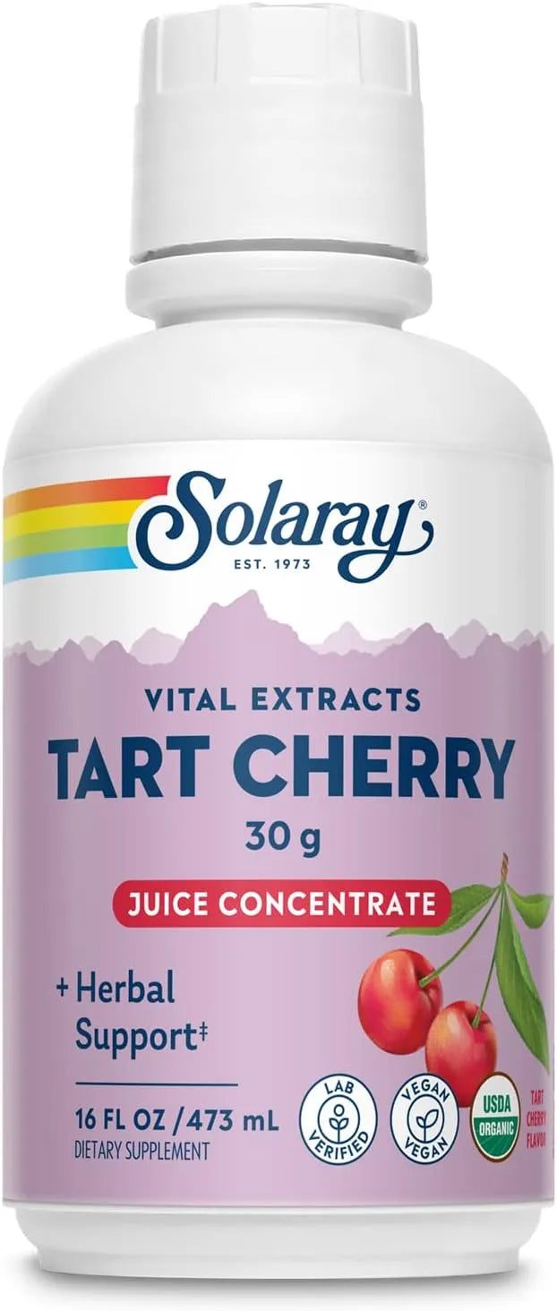 SOLARAY - Solaray Organic Tart Cherry 100% Juice Concentrate 473Ml. - The Red Vitamin MX - Suplementos Alimenticios - {{ shop.shopifyCountryName }}