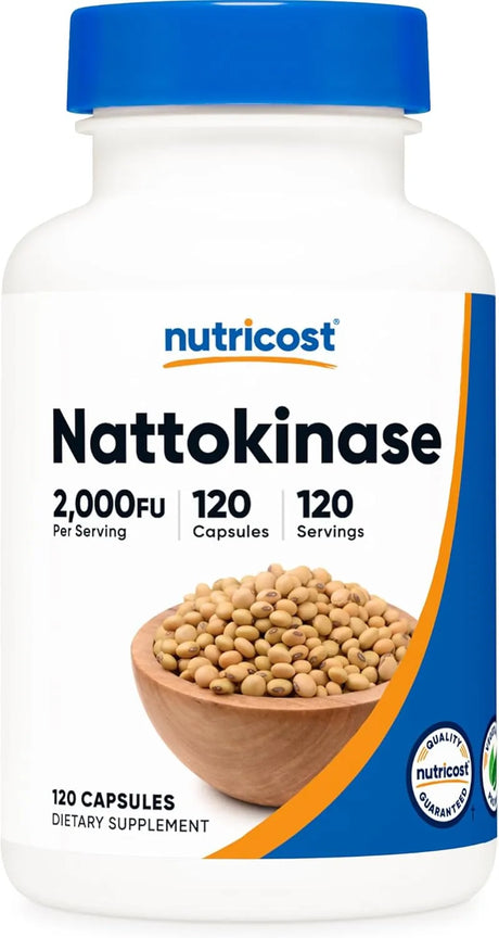 NUTRICOST - Nutricost Nattokinase 2,000FU 120 Capsulas - The Red Vitamin MX - Suplementos Alimenticios - {{ shop.shopifyCountryName }}