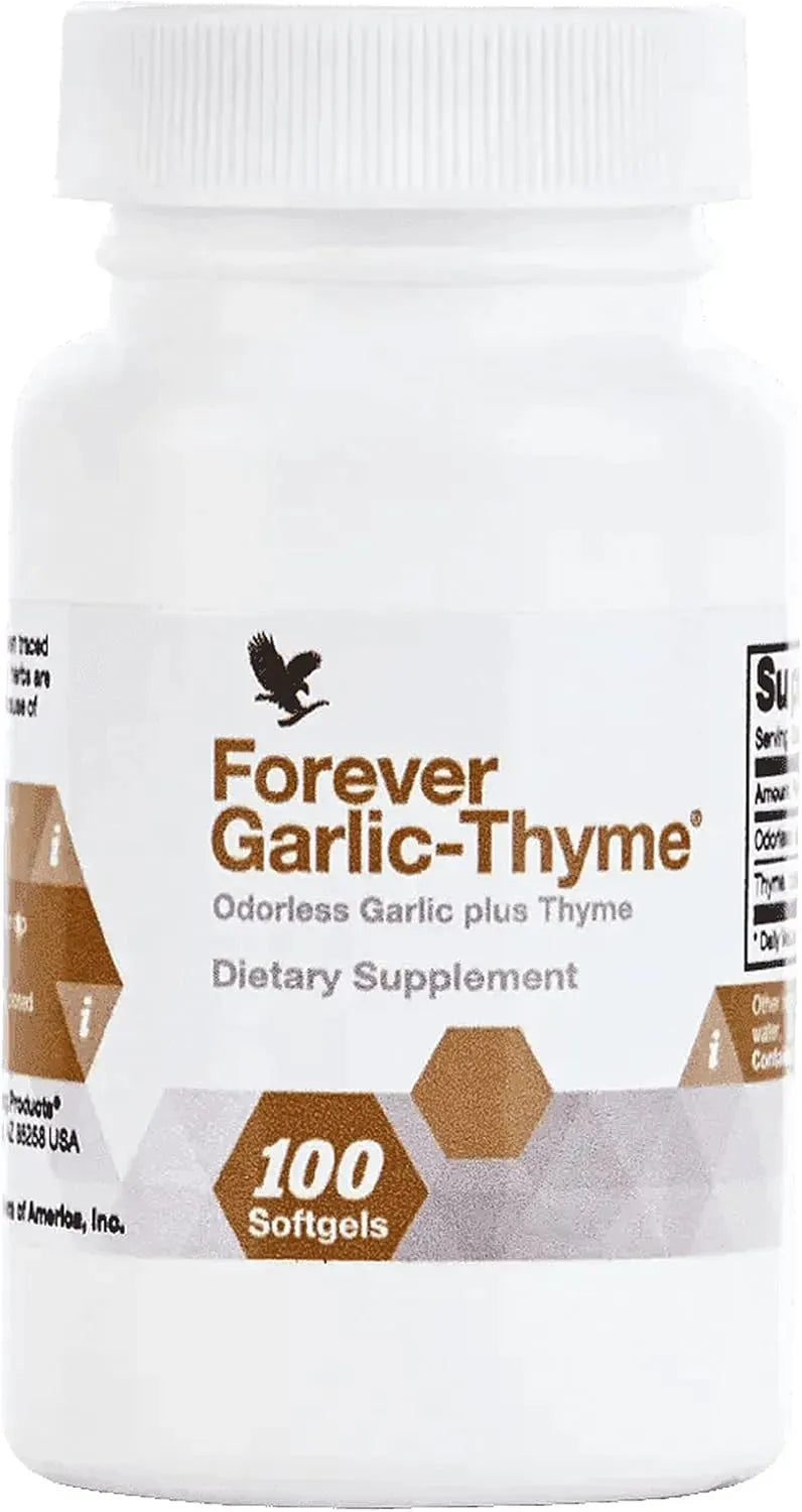 FOREVER LIVING - Forever Living Forever Garlic-Thyme 100 Capsulas Blandas - The Red Vitamin MX - Suplementos Alimenticios - {{ shop.shopifyCountryName }}