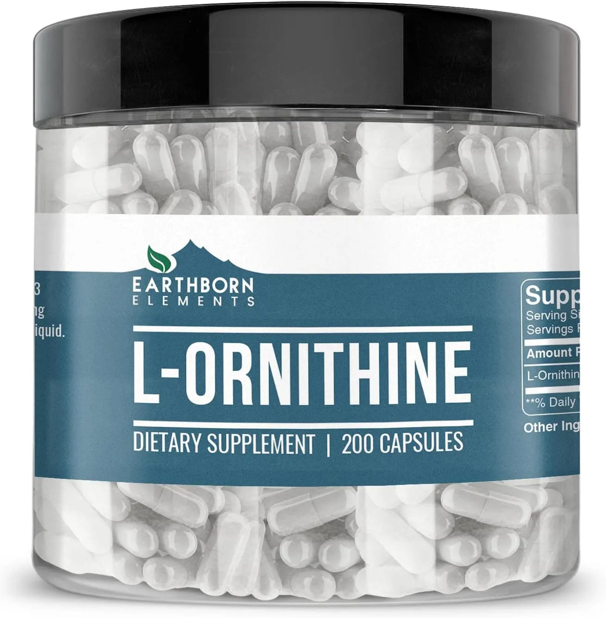 EARTHBORN ELEMENTS - Earthborn Elements L-Ornithine HCl 200 Capsulas - The Red Vitamin MX - Suplementos Alimenticios - {{ shop.shopifyCountryName }}