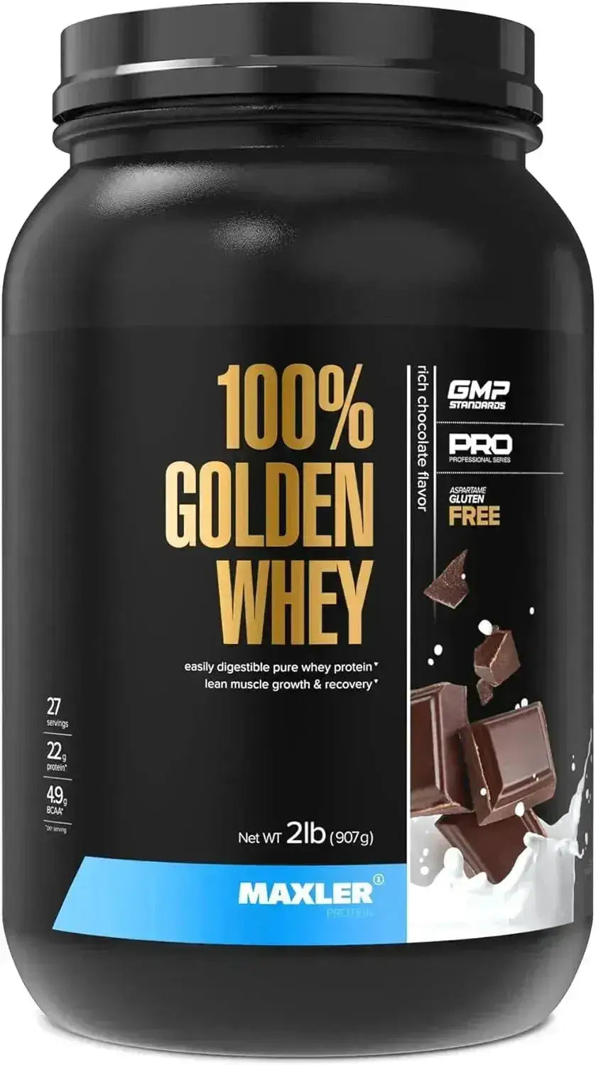 MAXLER - Maxler 100% Golden Whey Protein French Rich Chocolate 907Gr. - The Red Vitamin MX - Suplementos Alimenticios - {{ shop.shopifyCountryName }}