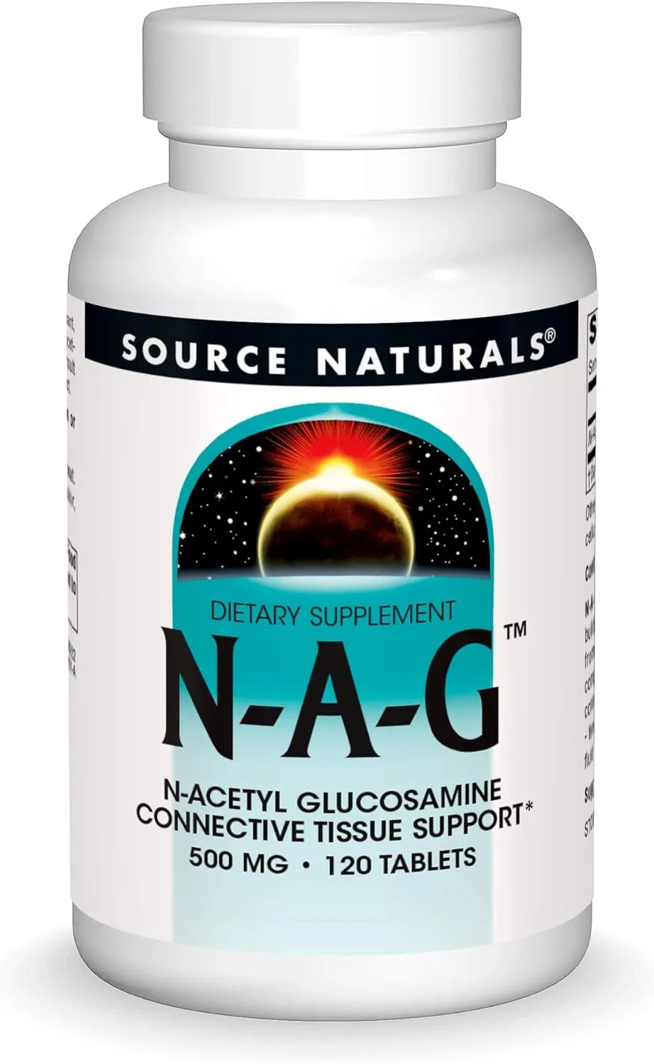 SOURCE NATURALS - Source Naturals N-A-G N-Acetyl Glucosamine 500Mg. 120 Tabletas - The Red Vitamin MX - Suplementos Alimenticios - {{ shop.shopifyCountryName }}