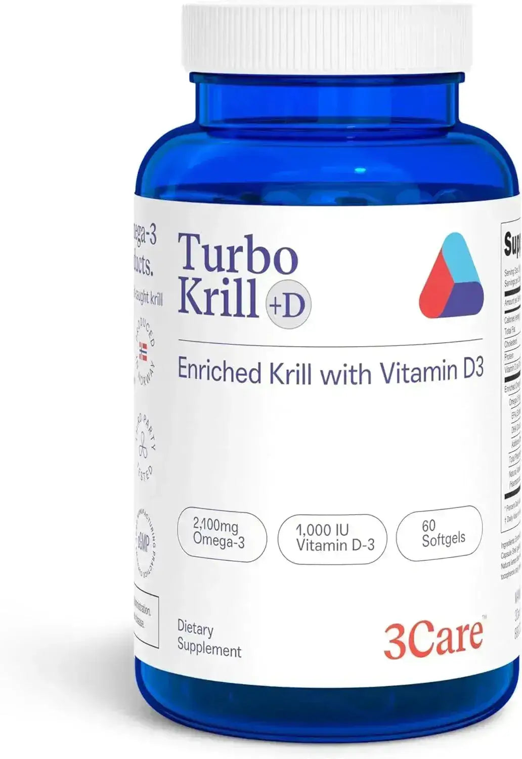 3CARE - 3Care Turbo Krill 2100Mg. 60 Capsulas Blandas - The Red Vitamin MX - Suplementos Alimenticios - {{ shop.shopifyCountryName }}