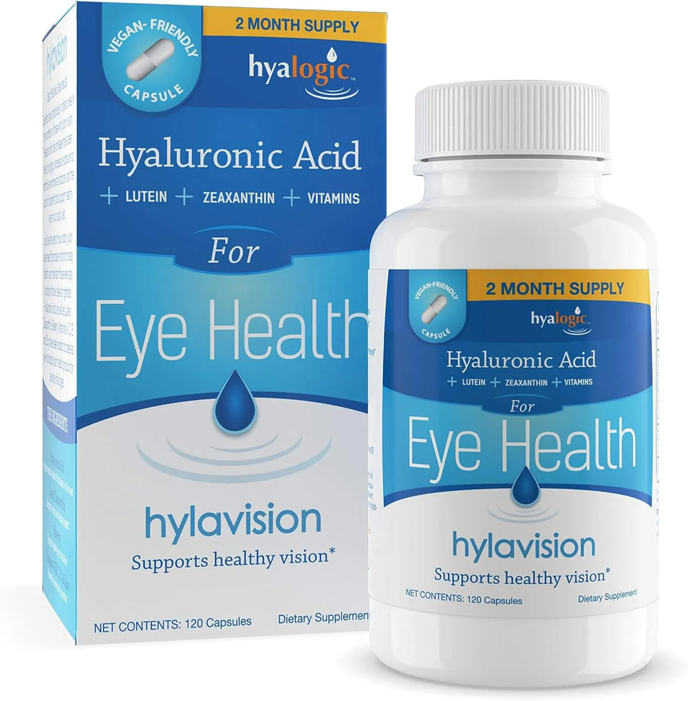 HYLAVISION - HylaVision Eye Health Hyaluronic Acid, Lutein and Zeaxanthin 120 Capsulas - The Red Vitamin MX - Suplementos Alimenticios - {{ shop.shopifyCountryName }}