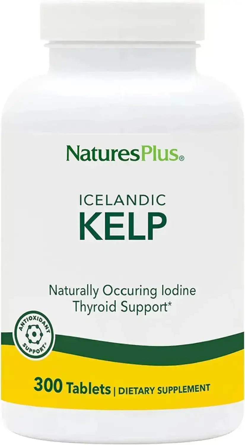 NATURES PLUS - NaturesPlus Icelandic Kelp 300 Tabletas - The Red Vitamin MX - Suplementos Alimenticios - {{ shop.shopifyCountryName }}