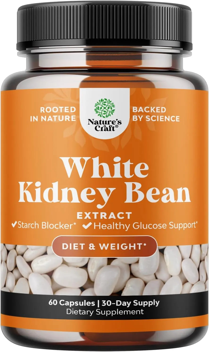 NATURES CRAFT - Natures Craft Natural White Kidney Bean Extract 60 Capsulas - The Red Vitamin MX - Suplementos Alimenticios - {{ shop.shopifyCountryName }}