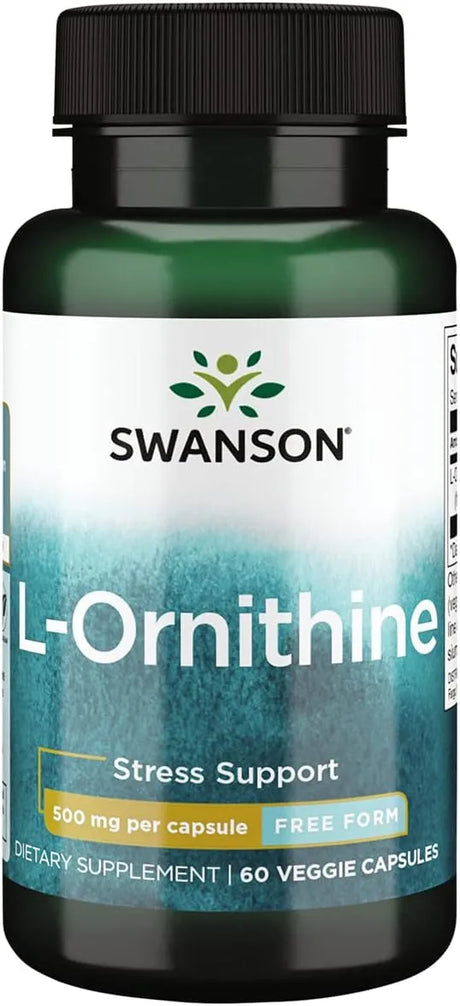 SWANSON - Swanson L-Ornithine 500Mg. 60 Capsulas - The Red Vitamin MX - Suplementos Alimenticios - {{ shop.shopifyCountryName }}