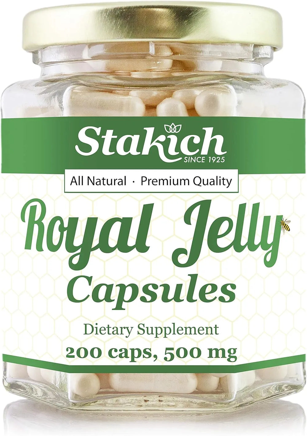 STAKICH - Stakich Royal Jelly 500Mg. 200 Capsulas - The Red Vitamin MX - Suplementos Alimenticios - {{ shop.shopifyCountryName }}