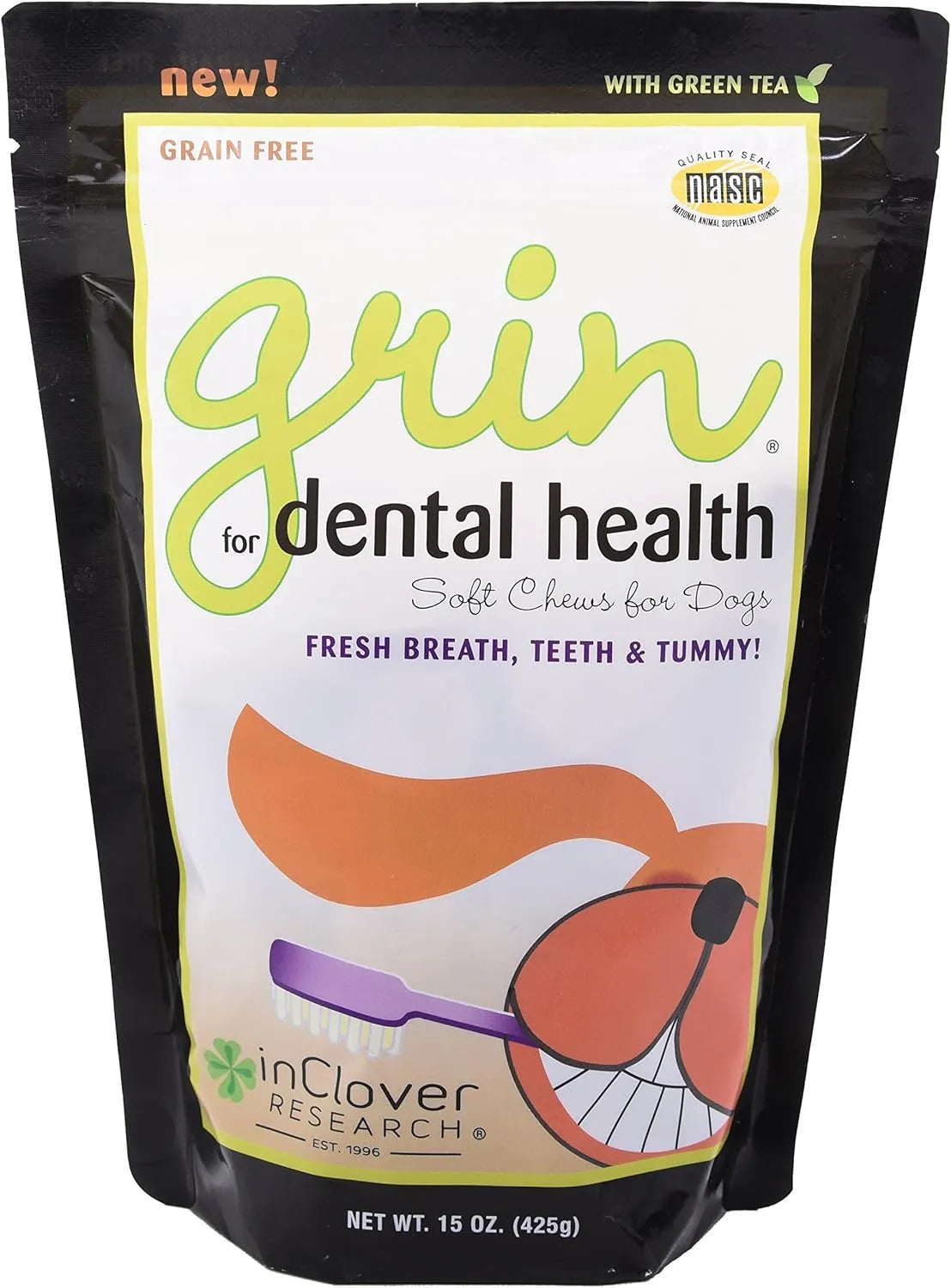 IN CLOVER - In Clover Grin Natural Dental Treat Chew for Dogs 425Gr. - The Red Vitamin MX - Cuidado Dental Para Perros - {{ shop.shopifyCountryName }}