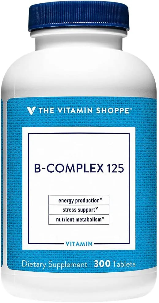 THE VITAMIN SHOPPE - The Vitamin Shoppe B-Complex 125 300 Tabletas - The Red Vitamin MX - Suplementos Alimenticios - {{ shop.shopifyCountryName }}