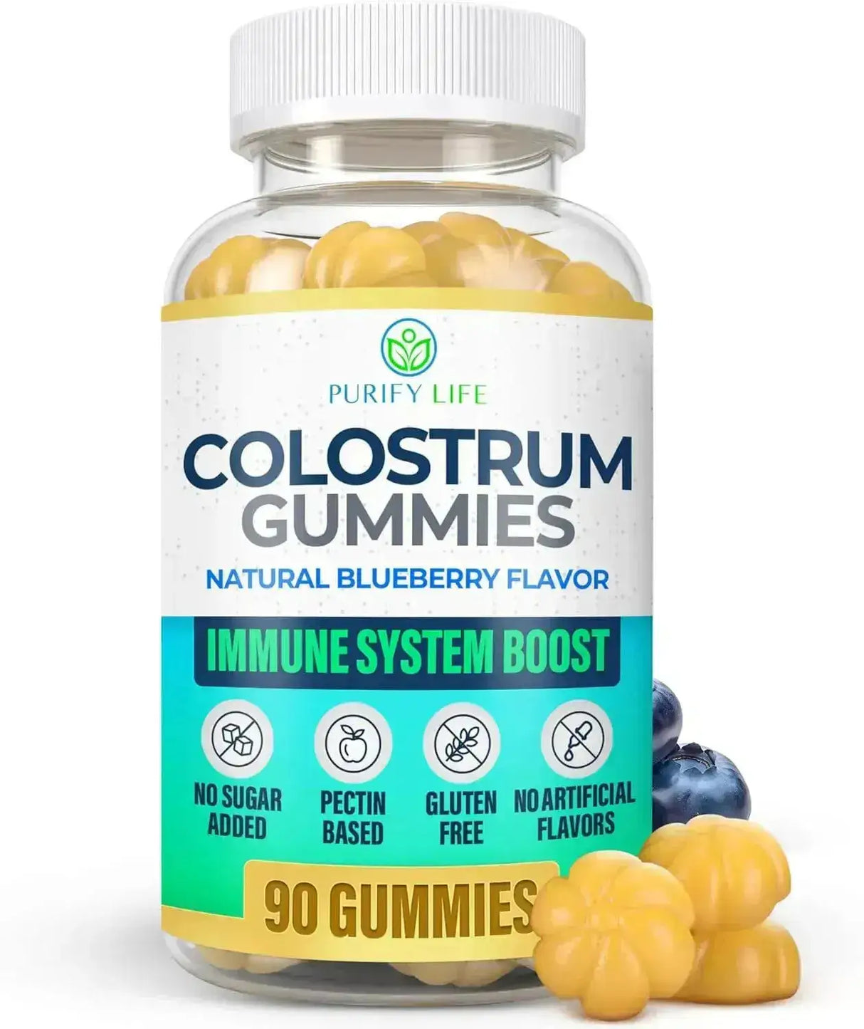 PURIFY LIFE - Purify Life Colostrum Gummies 1500Mg. 90 Gomitas - The Red Vitamin MX - Suplementos Alimenticios - {{ shop.shopifyCountryName }}