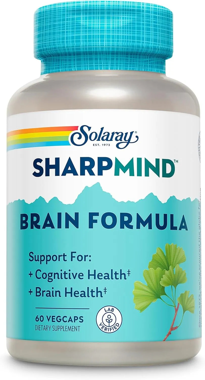 SOLARAY - SOLARAY SharpMind Brain Support Formula 60 Capsulas - The Red Vitamin MX - Suplementos Alimenticios - {{ shop.shopifyCountryName }}