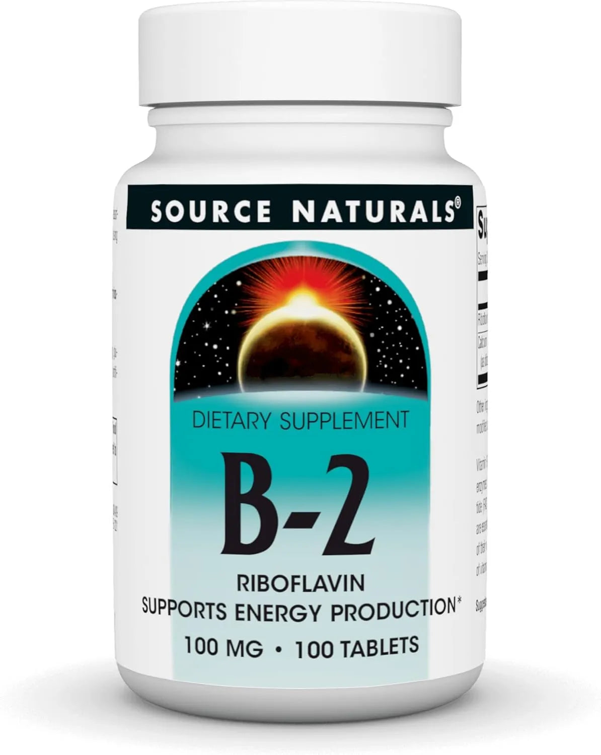 SOURCE NATURALS - Source Naturals Vitamin B-2 Riboflavin 100Mg. 100 Tabletas - The Red Vitamin MX - Suplementos Alimenticios - {{ shop.shopifyCountryName }}