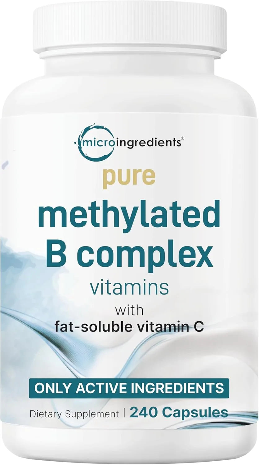 MICRO INGREDIENTS - Micro Ingredients Methylated B Complex 240 Capsulas - The Red Vitamin MX - Suplementos Alimenticios - {{ shop.shopifyCountryName }}