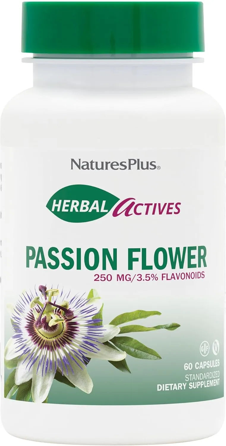 NATURES PLUS - Natures Plus Herbal Actives Passion Flower 250Mg. 60 Capsulas - The Red Vitamin MX - Suplementos Alimenticios - {{ shop.shopifyCountryName }}