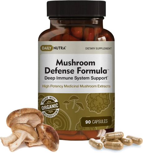 DAILY NUTRA - DailyNutra Mushroom Defense Formula 90 Capsulas - The Red Vitamin MX - Suplementos Alimenticios - {{ shop.shopifyCountryName }}