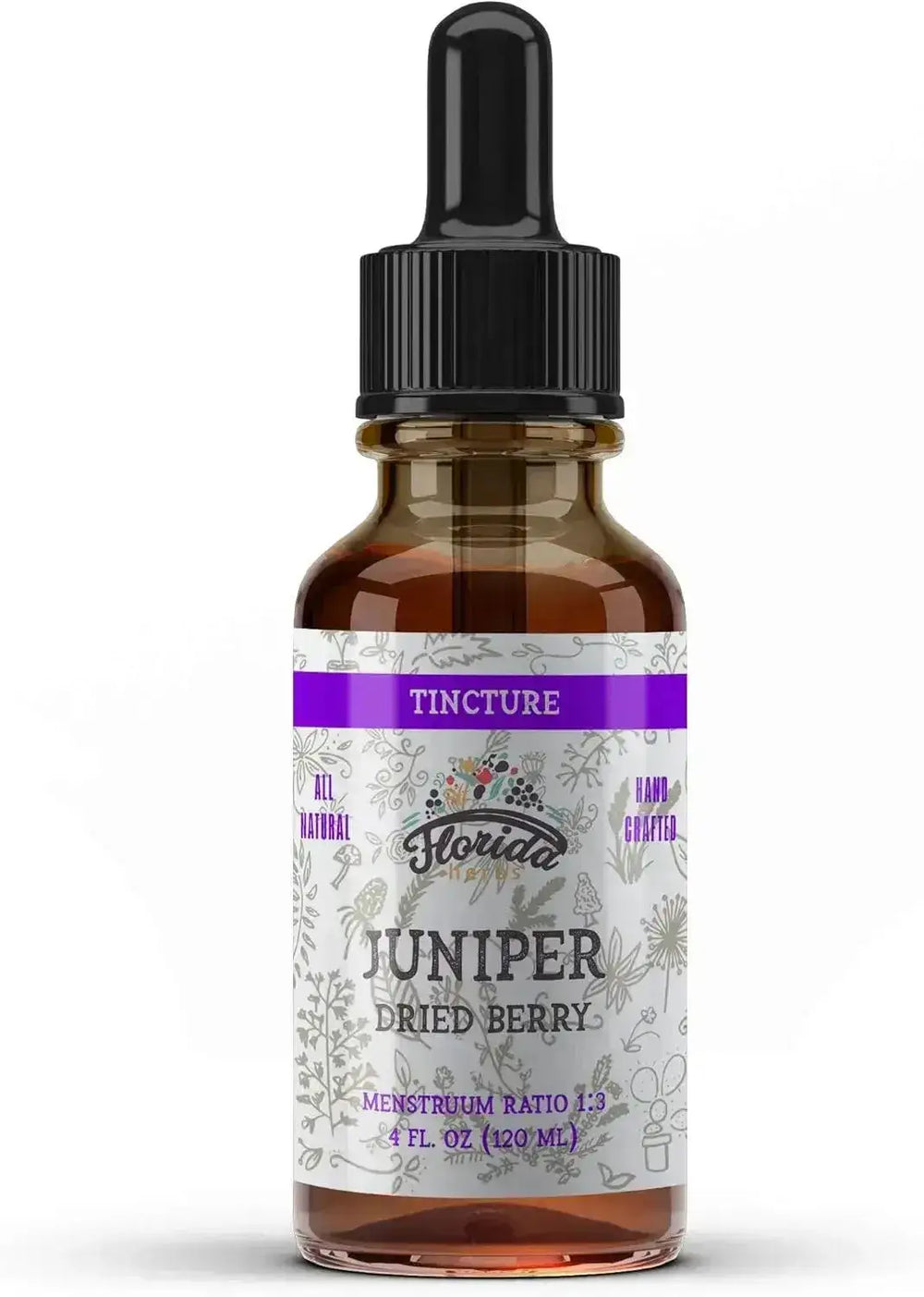 FLORIDA HERBS - Florida Herbs Juniper Tincture Alcohol-Free 4 Fl.Oz. - The Red Vitamin MX - Suplementos Alimenticios - {{ shop.shopifyCountryName }}