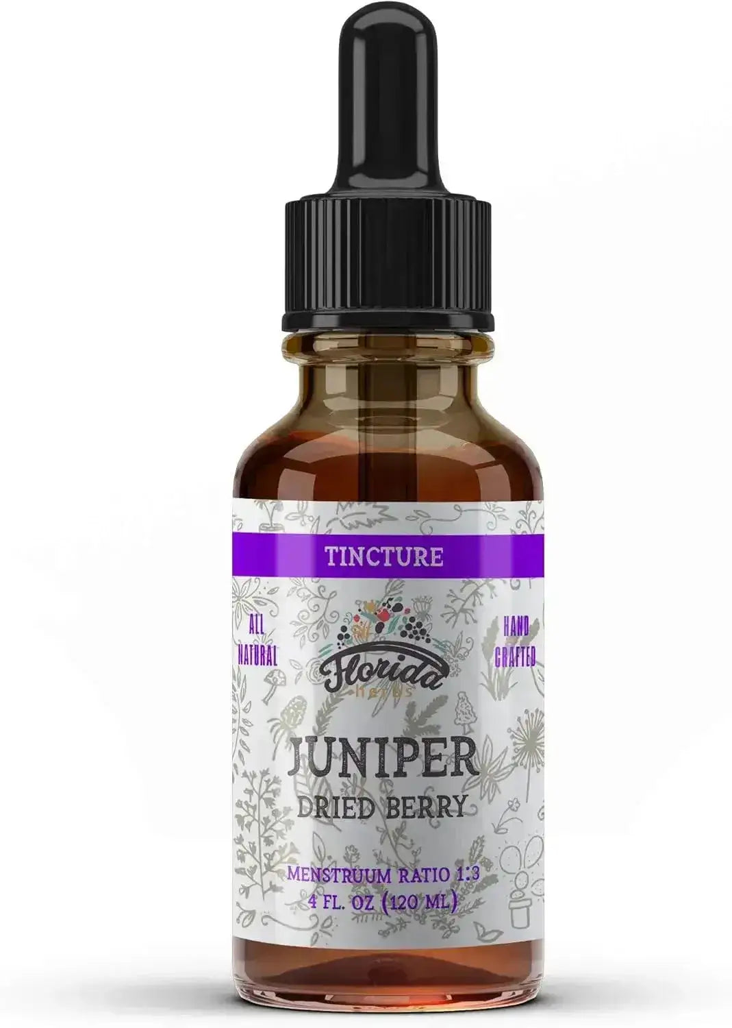 FLORIDA HERBS - Florida Herbs Juniper Tincture Alcohol-Free 4 Fl.Oz. - The Red Vitamin MX - Suplementos Alimenticios - {{ shop.shopifyCountryName }}